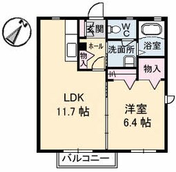 シャーメゾン・ルーチェの物件間取画像